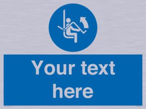 Custom Mandatory: Open safety bar of chairlift